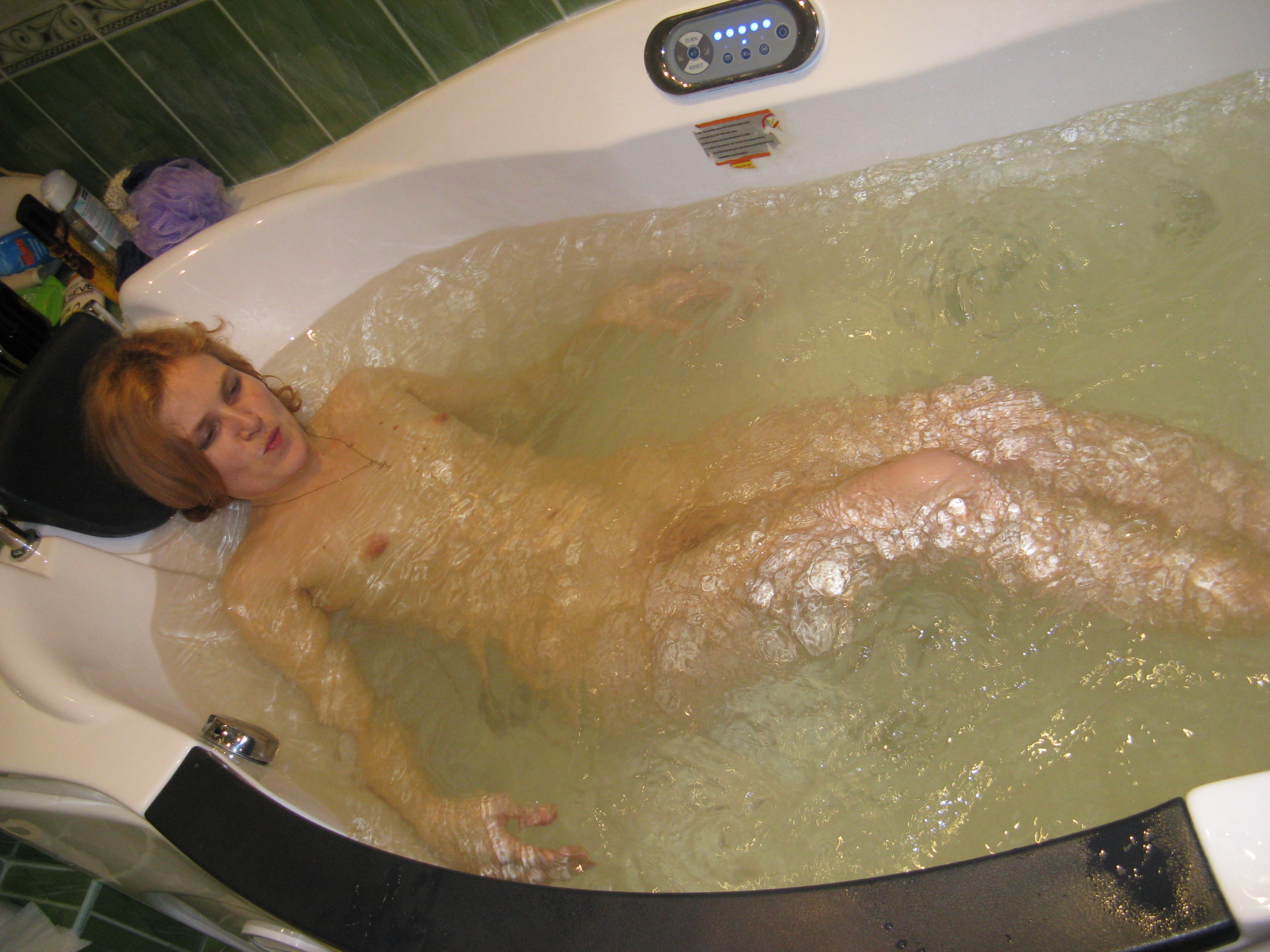 Wife Enjoying Her Bath