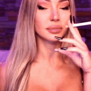 Beautiful Horny with big boobs smoking!