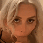 Blonde Chick Gives a Wild Blowjob