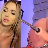 Hot Blonde Squirts Hard in Dual Cam View