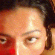 Skinny babe Takes Huge Cock Deep in Her Mouth