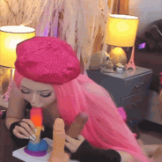 Your Cutie Sucking on My Dildo Just for You