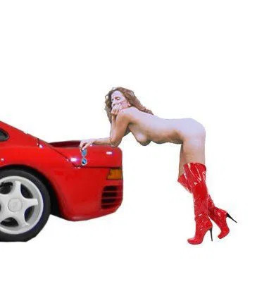 babe and car