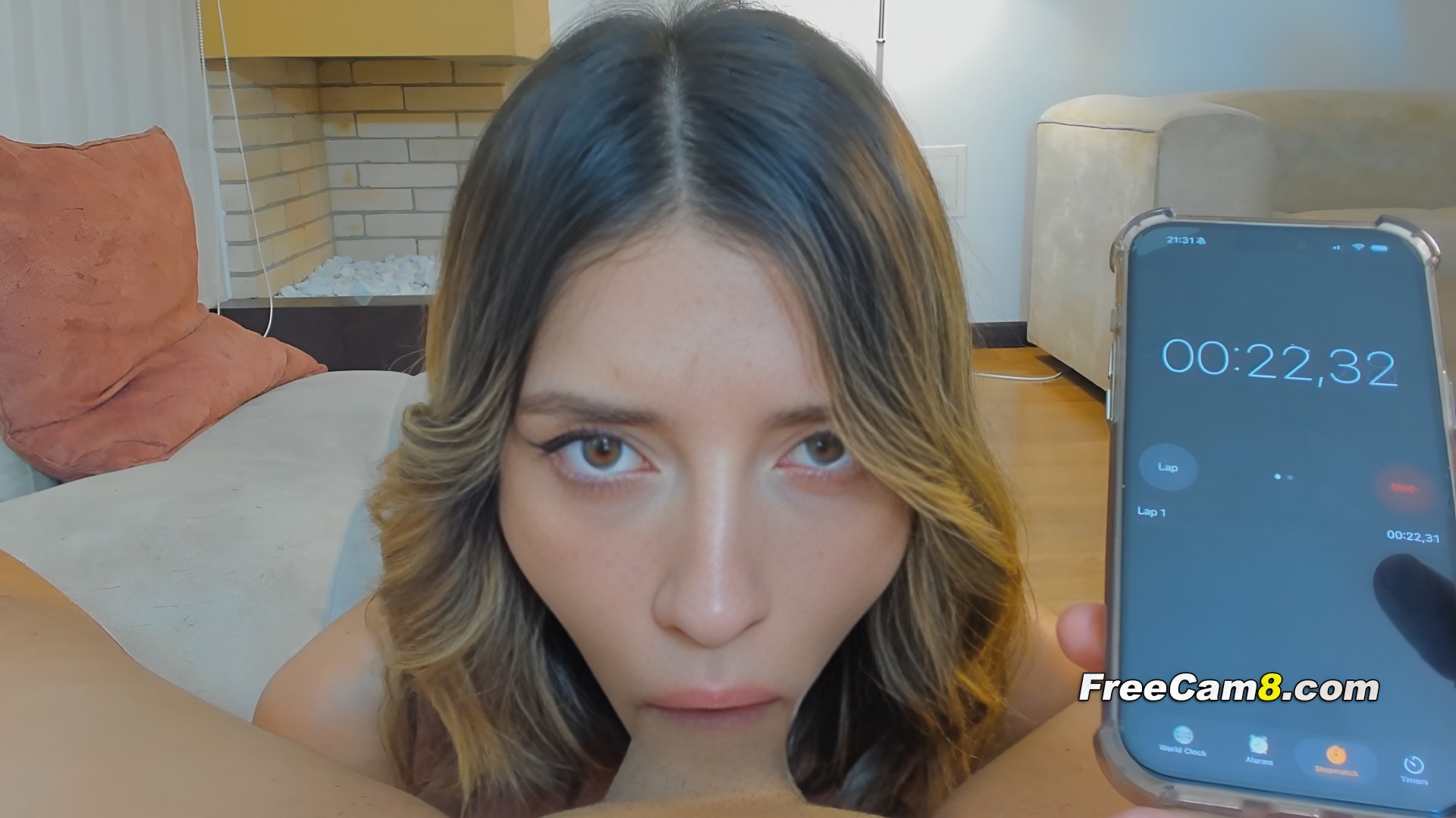 Timer On While She Sucking His Dick